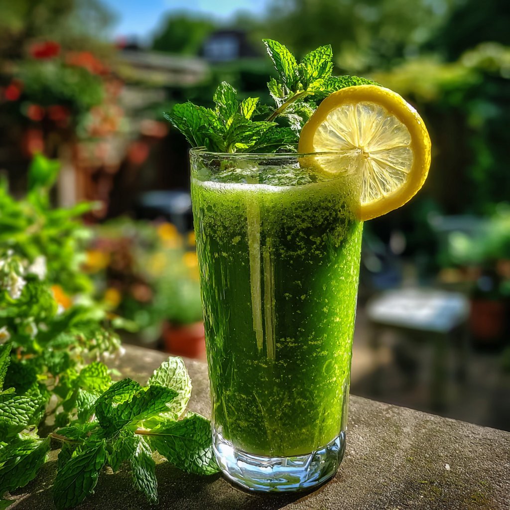 Ginger-Lemon Infused Green Smoothie