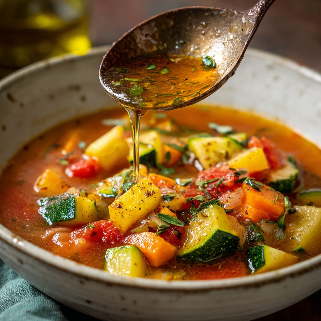 Mouthwatering Mediterranean Vegetable Soup