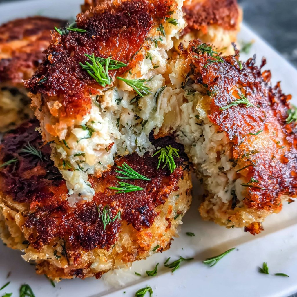 Lemon Dill Salmon Patties