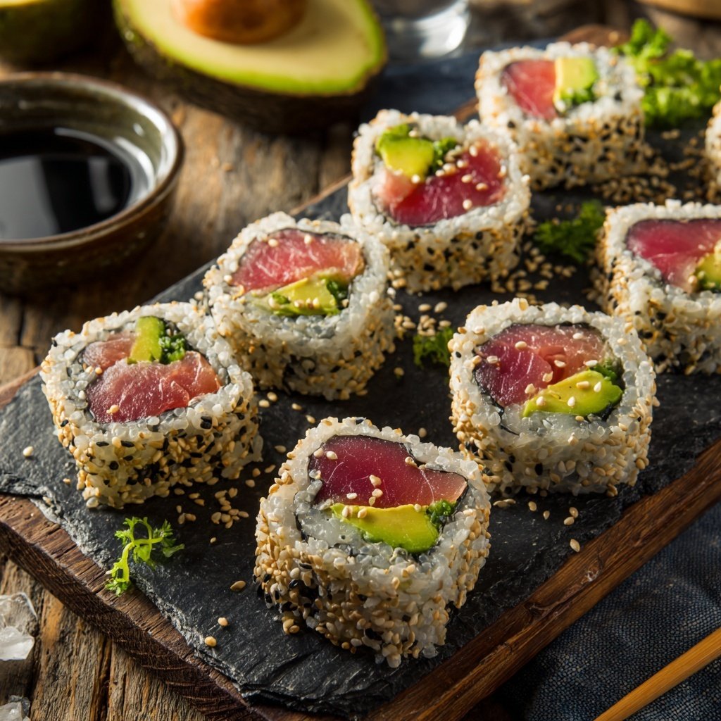 Global Japanese Sushi Rolls
